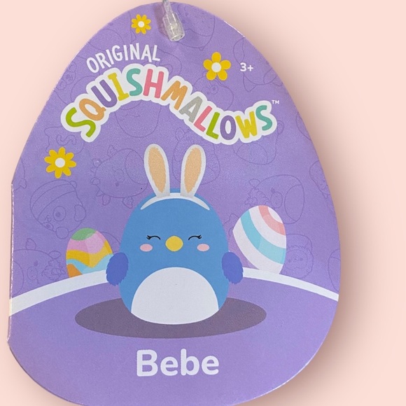 Squishmallow Easter Bebe Clip Bluebird So Cuteee - Picture 5 of 8